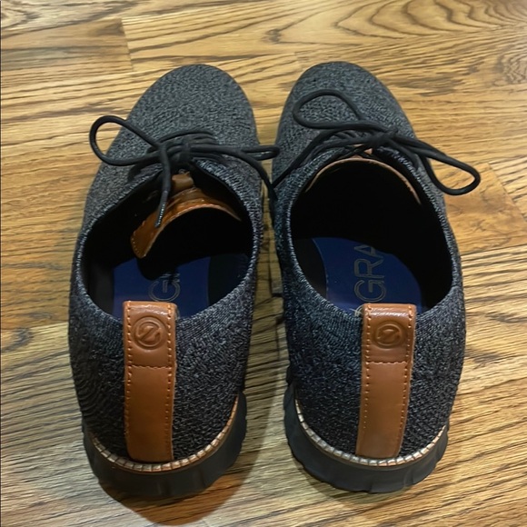 Cole Han Men's Gray Knit Shoes - Picture 3 of 3